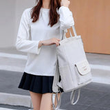 Multifunction Women Backpack School Bags For Girls Student Shoulder Bag