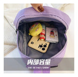 Mini Women Backpacks Nylon Rucksack for Teen Girls