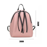 Women Mini Backpack PU Leather Student Bookbags