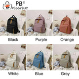 Nylon Backpack School Bookbag Shoulder Bag Student Senior Packs Mochilas