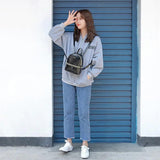 Retro Women's Backpack School Bag for Teenager Girls Shoulder Bookbag Travel