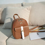 Leisure Women's Bowknot Backpack Solid Crossbody Bag