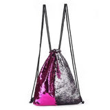 Women's Sequins Drawstring Sports Backpack