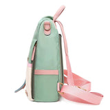 Waterproof School Bags for Girls Patchwork Backpack