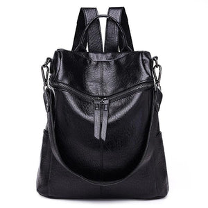 Women's Wild Travel Leather Backpack