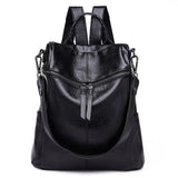 Wild High Travel Leather Backpack Women