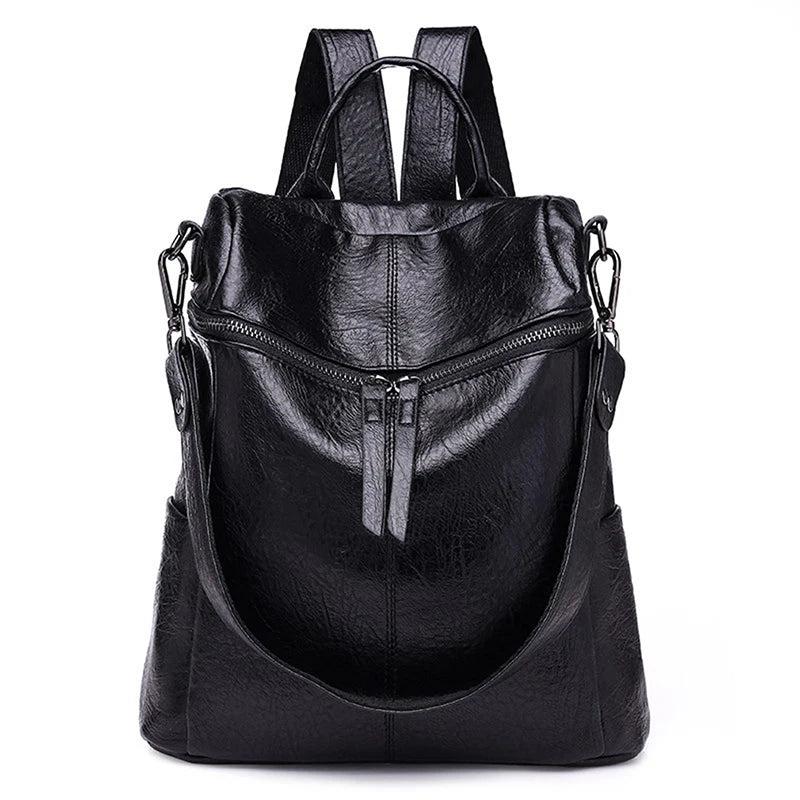 Wild High Travel Leather Backpack Women