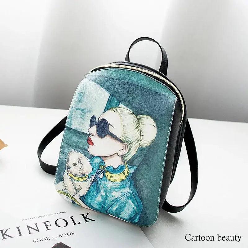 Women's Mini Soft Touch Multi-Function Backpack