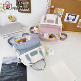 Japanese Nylon Backpack Girl Travel Totes Shoulder Bags