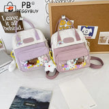 Japanese Nylon Backpack Girl Travel Totes Shoulder Bags