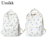 Floral Prints School Bag with Large Capacity for Teenagers