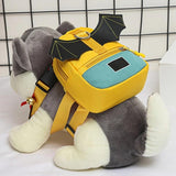 Canvas Dog Hiking Backpack Harness Small Puppy Saddle Bag Pet Supplies