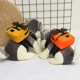 Canvas Dog Hiking Backpack Harness Small Puppy Saddle Bag Pet Supplies