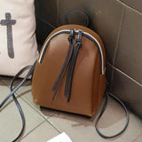 Tassel Zipper Mini Backpack