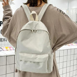 Nylon Women Backpack Small for School Girls