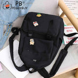 Casual Canvas Backpack Large Capacity Travel College Teenager