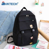 Men Casual Canvas Backpack Large Capacity Travel College Student School
