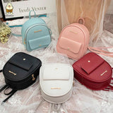 Mini Small Backpack PU Leather Waterproof Shoulder Women Teenage Girls Kids