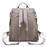 Women's School Nylon Backpack with Shoulder Strap