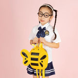 Bee-shaped Kids Backpack with Wide Shoulder Strap