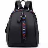 Women Mini Backpack Small Bagpack Multi-Function Oxford Shoulder Bag