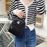 Mini Women's Backpack Multi-Function Ladies School Shoulder Bag