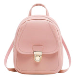 Multi-Function Girls Backpack Small Women Shoulder Hand Bags Mini Bagpack