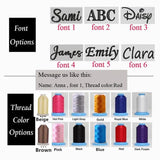 Personalised Embroidery Lamb Fleece Backpack for Children and Women