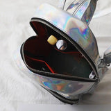 Laser PVC School Backpack for Teenage Girls