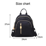 Women's Casual Oxford Backpack Waterproof School Bag for Girls