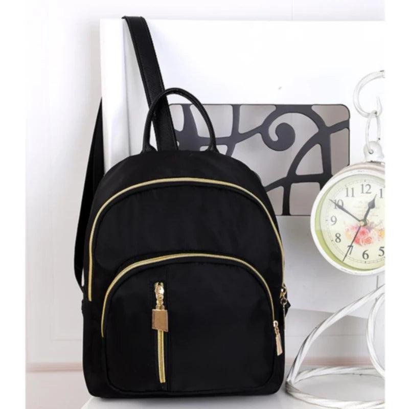High Women Mini Backpack Waterproof School Bags Casual Oxford Backpack