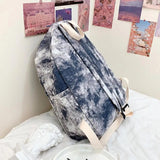 Teen Girls Backpack Lovely Women Pattern Casual Nylon High School Bags