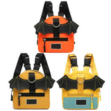D0LF Summer Canvas Dog Backpack Harness Bat Wing Small Puppy Saddle Bag