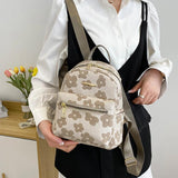 Flower Printing Backpacks School Bags for Teenager Girls