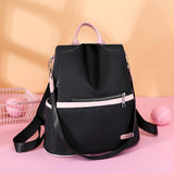 Women Contrast Knapsack Casual Travel Anti-Theft Messenger Bags