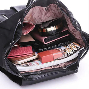 Women Backpack High Nylon School Bags Large Capacity Knapsack