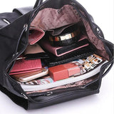 Women Backpack High Nylon School Bags Large Capacity Knapsack