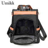 Women Nylon Shoulder Bag Waterproof Travel Rucksack