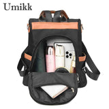 Women Nylon Shoulder Bag Waterproof Travel Rucksack