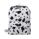 Cow Pattern Backpacks For Student Large Capacity Book Shoulder Bags