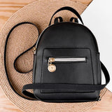 Women Mini Backpack Soft Touch Multi-Function Small Shoulder Bag
