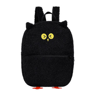 Plush Owl Backpack for Teen Girls - Cartoon School Bag