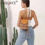 Women Straw Embroidery Shoulder Backpack Boho Ethnic Summer Beach Bucket Bag