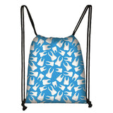 Angel Teeth Print Backpack Girls Dental Hygienist Drawstring Bag