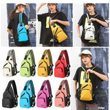 Portable Crossbody Chest Bag Waterproof Travel Backpacks