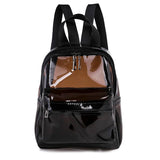 Clear PVC Mini Backpack School Book Bag Female Tote Backpacks Bags
