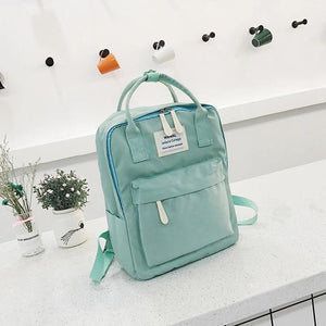 Nylon Shoulder Bag Waterproof School Girls Backpack Mochila