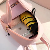 Women's Bowknot Crossbody Bag Small Backpack