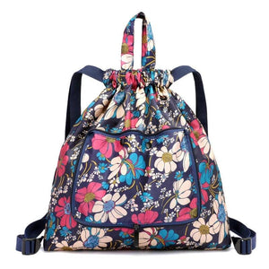 Large Capacity Foldable Drawstring Backpack for Women
