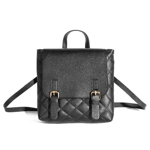 Women Small Backpack PU Leather Shoulder Bag Casual Daypack